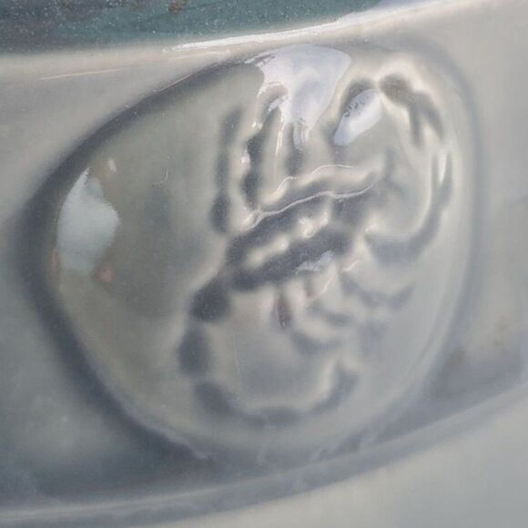 San Clemente Roday California Pottery 60s Vintage Bar Beer Pitcher Mugs Zodiac - Picture 4 of 16